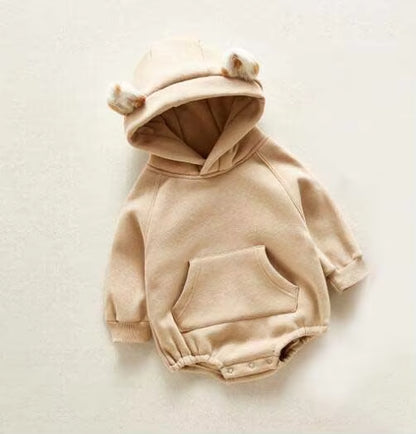 Girls Boys Romper New Born Baby Clothes 2022 Korean Version of the Spring Baby Girl Romper Baby Plush Jumpsuit Baby Out Clothes